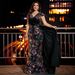 plus Size Elegant V Neck Cocktail Dress Sequined Patchwork European American Style for Parties Banquets Mothers_ecoleips.com