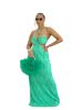 TW881 Halter Neck Slim Fit Striped Print Beach Vacation Dress For Women Sweet And Sexy_ecoleips.com