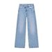 Women's Clothing Retro Street Fashion Waist Design High Waist Casual Loose Straight Jeans_ecoleips.com