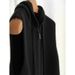 Aria Basics Vintage High-quality Japanese-style Raccoon Fur Knitted Vest, Sleeveless Gray Hooded Zip-up Cardigan Sweater For Women_ecoleips.com