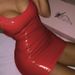 K Euro-American Style PU Leather Pure Color Strapless Dress For Women; Tight Leather Skirt; Sexy Sleeveless Leather Mini Skirt; Hip-hugging_ecoleips.com