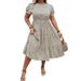 European And American Cross-border Floral Summer Hot-selling Leopard Print Women's New Dress_ecoleips.com