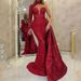 Women's Clothing Evening Dress Autumn Temperament Banquet Performance New Host Long Fishtail Slim Dress_ecoleips.com