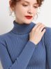 Women Fall Turtleneck Sweater Knitted Soft Pullovers Cashmere Jumpers Basic Soft Sweaters Female Basic Blouse New_ecoleips.com