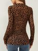 K European And American Style New Sexy Stand Up Collar Mesh Base Shirt Top Women's T-shirt_ecoleips.com