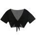 Women's Solid Color Mesh Cover-Up Bikini Top With Adjustable Ties - Sexy Swimwear For Beach & Pool - S/M/L/XL_ecoleips.com