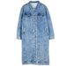 Women's Clothing Long Denim Jacket For Women New Style Washed Retro Slim Fashion Denim Top_ecoleips.com