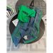 Women's Clothing Outfit With A Complete Set Of Fashionable Green Straight Shoulder T Shirt High Waist Ripped Jeans Two Piece Suit1_ecoleips.com