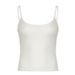 Aria Basics Aria Basics Cross-border European And American Street Style Solid Color Basic Off-shoulder Square-neck Camisole Summer, Suitable For_ecoleips.com