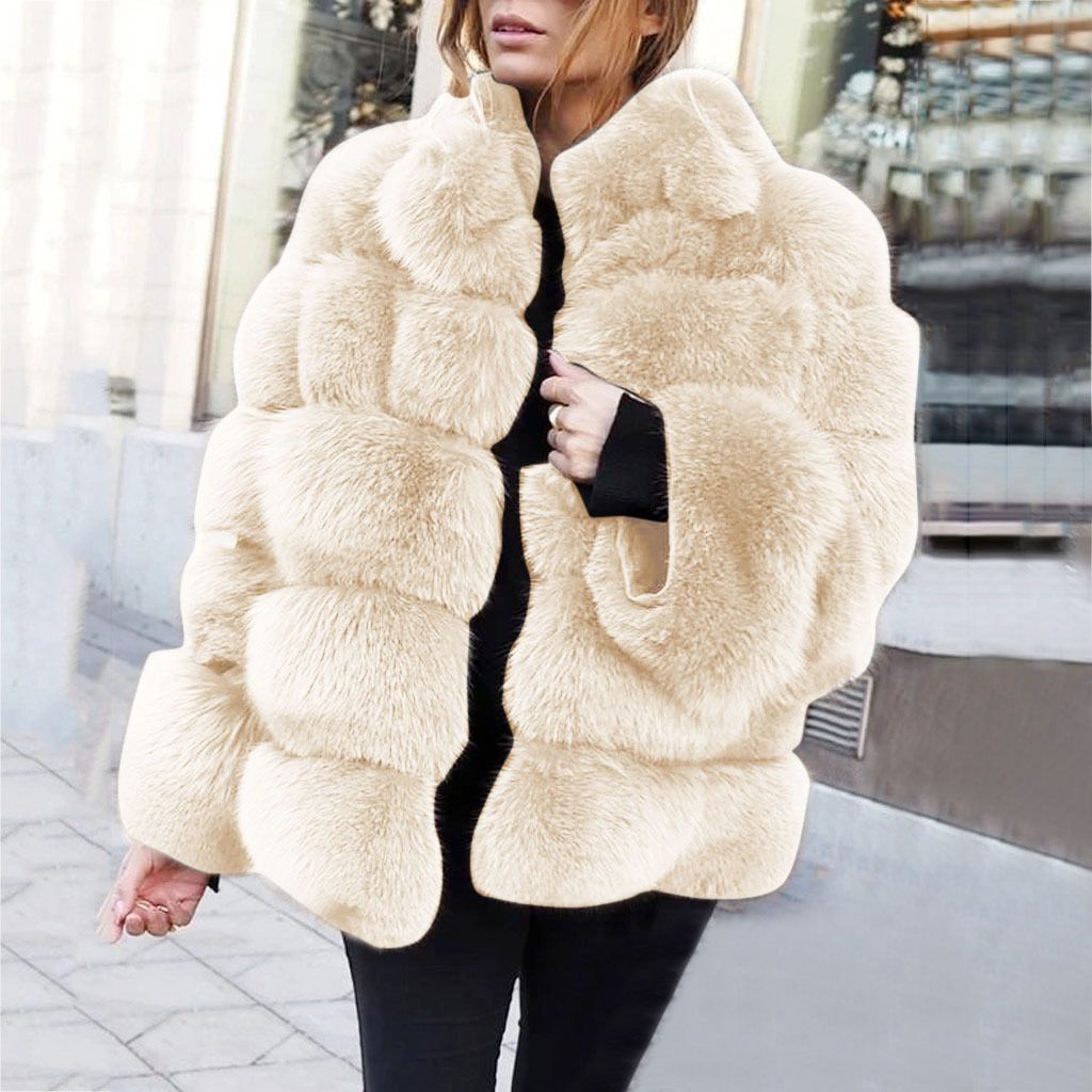 Fur Jacket Women's European And American Imitation Fur Jacket Women's Jacket Imitation Fox Hair_ecoleips.com