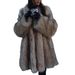 Women's Clothing Comfortable And Casual Eye Catching Warm Environmentally Friendly Fur Coat_ecoleips.com