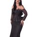 Women's Clothing Spring And Summerwomen's Clothing Sexy Inner Cape Mesh Hot Diamond Ball Evening Dress_ecoleips.com