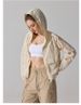 K Outdoor Windproof Mountaineering Jacket, Fashionable Casual Yoga Suit, Lightweight Sun Protection Hooded Top, Loose Sports Jacket_ecoleips.com