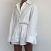 Women's Striped Long Sleeved Shirt High Waist Loose Shorts Casual Two-Piece SetFashion_ecoleips.com