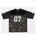 Vintage Football Jersey Men's Short Sleeve T-Shirt - Breathable Mesh, Quick-Dry, V-Neck Design For Summer Sports_ecoleips.com
