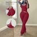 Women's Round Neck Vest Top And Trousers Two Piece Set American Style Summer New Fashion_ecoleips.com
