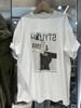 Retro American Cotton T-Shirt Women's Loose Summer Oversize Lazy Style Half Sleeve Top Pure Color Casual Round Neck Tee_ecoleips.com