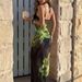 Women's Clothing Style Three Piece Swimsuit Printed Long Dress Swimwear For Beach Vacation Women's Bikini Quick-Dry Polyester, Modest Coverage_ecoleips.com