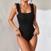 Voya Women's New Knitted Camisole Top, Solid Color, Sexy Interior And Exterior, Sleeveless Jumpsuit_ecoleips.com