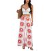 Women's 3D Printed Casual Pants Spring Summer 2025 Bohemian Style European American Resort Versatile Clothing_ecoleips.com