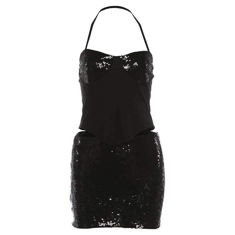 New Sweet Slim Neck Personalized Top Casual Versatile Skirt Set_ecoleips.com
