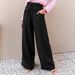 Women's Clothing High Waist Wide Leg Pants Casual Loose Fit Drawstring Solid Color Fashion Bottoms_ecoleips.com