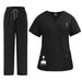 Women's Clothing Washing Clothes Suit Short T Nurse Clothes Surgical Clothes Work Clothes_ecoleips.com