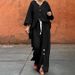 Women's Clothing Spring And Autumn Wear V Neck Long Sleeved Cardigan Tops And Pants Two Piece Set_ecoleips.com