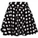 K Wave Point Big Swing Half Body Skirt Wave Point A Mini Skirt_ecoleips.com