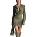 Western Cowboy Style Suede Fur Coat With Long Sleeves And Trousers_ecoleips.com