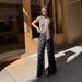 Elegant Sleeveless Striped Knit Print Top & Pants Set - Stylish Casual Outfit For Women_ecoleips.com