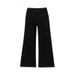 New Autumn Black Plus-size Stretchy Flared Jeans For Women With A Pear-shaped Figure, Loose Fit, High-waisted, Slimming_ecoleips.com
