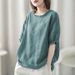 Summer-Sized Short-Sleeved T-Shirt For Women, Featuring A Literary/Retro Design With Wooden-Edged Details And A Round Co_ecoleips.com