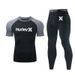 Women's Clothing Hurley Printed Men's Wetsuit Quick Drying Sun Protective Stretchy Top Beachwear Fitness Training Sportswear_ecoleips.com