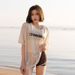 Women's Summer Two Piece Swimsuit Set Conservative Slimming Tummy Covering Sun Protection Three Piece Sports Swimwear_ecoleips.com