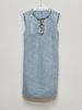 Lurex Sequin Leather Hollow Sleeveless French Socialite Style Women's Short Dress Beige Blue Pink_ecoleips.com
