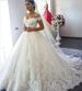 Wedding Dress New Dress One Shoulder Fluffy Tulle Skirt Trailing Wedding Dress_ecoleips.com