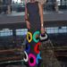 Women's Clothing Fashion Round Neck Sleeveless Positioning Printing Hollow Printing A Line Dress_ecoleips.com