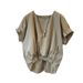 Women's Clothing Short Sleeved Shirt Design Niche Unique Special Top Half Sleeved T Shirt_ecoleips.com