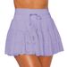 In Stock Wholesale Hot Sale Sweet Fresh Solid Color Lace Mesh Spliced Anti-Exposure With Safety Pants Half Skirt_ecoleips.com