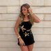 Summer Sequin Embroidered Mini Dress - Fashion Women's Party Cocktail Dress, Sleeveless Bodycon Dress With Shimmer Details_ecoleips.com