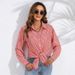 Verve Women's Spring And Autumn Plaid Loose Casual Long Sleeve Shirt With Turn-down Collar_ecoleips.com