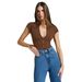 bestseller V-neck Zip-up Base Shirt, Moisture-wicking Sports Cardigan, Tight-fitting Short Top For Spring And_ecoleips.com