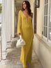 Beach Cover Up Dress - Long Crochet Knit Lace Kimono With Hollow Out Design, Boho Swimwear Coverup For Women, Summer Vacation & Pool Party_ecoleips.com