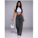High Waisted Straight Leg Jeans For Women Loose Casual Plus Size Sweet And Spicy Style Clothing Denim_ecoleips.com