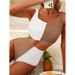 Women's Clothing High-Waisted Bikini Confidence Set – Sexy Two-Piece Swimsuit With Solid Colors (S-XL, 4 Colors)_ecoleips.com