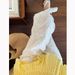 Women's High-Waisted Wide Leg Pants White Lace Openwork Casual Summer Style Thin Loose Fit Straight Leg With Floral Embroidery_ecoleips.com
