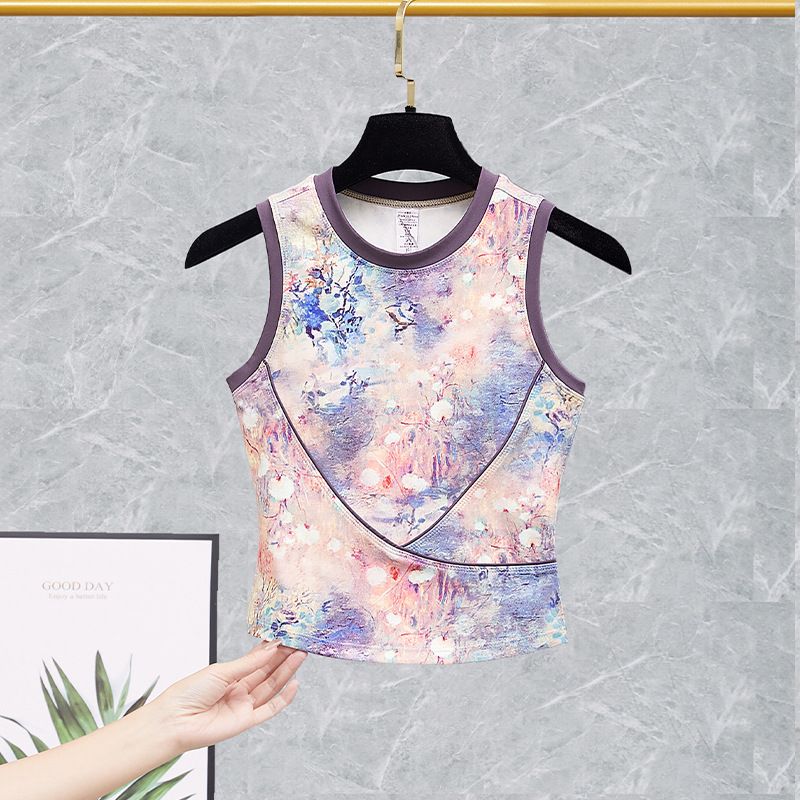 Women's Clothing New Yoga Suit Three Piece Suit National Style Yoga Suit Pilates Vest Gym Running Fitness Clothes_ecoleips.com
