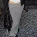 French Style Women's Slim Fit Maxi Skirt With Turned-Up Waist & Elegant Details – A-Line Flowy Design For Autumn/Winter_ecoleips.com