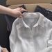 Premium Linen Shirt For Women - Breathable White & Raspberry Pink Blouse With Polo Collar & Relaxed Fit_ecoleips.com